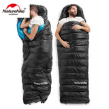 CW400 Envelope Type White Goose Down sleeping bag Winter Warm Sleeping Bags NH18C400-D Naturehik