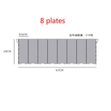8/9/10 Plates Foldable Windshield Outdoor Camping Cooker BBQ Gas Stove Wind Shield Screen Picnic Wind Screen Hot Sale