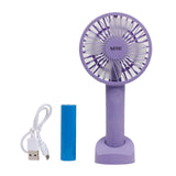 Electric Hand Fan Mini Portable Recharge USB With Battery1200mAh Strong Wind For Desktop Floor Standing Cooling Ventilador Fans