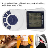 Electronic Pulse Massager Voice Prompt Pain Relief Digital Muscle Stimulator Machine Relax Muscle Stimulator Pain Relief