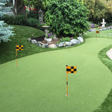 Golf Flag Golf Hole Cup Flag Stick 3 Section  Backyard Practice Golf Putting Green Flagstick