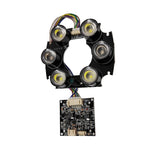 Double light source dot matrix 6 lights 4 Warm lights 2Infrared lights Square machine  light board intelligent warm light