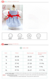 New Summer Luxury Blue Plaid Pet Dog Dresses Puppy Clothes Cat Skirt Girl Dog Clothes Vestidos Para Perritas