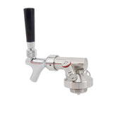 Ball Lock Stainless Mini Keg Beer Spear Fit US Standard Beer Faucet Include 30cm Silicone Hose, NO Faucet