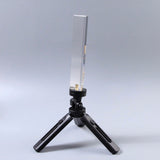 Crystbal Glass triangular prism for Photography with stand , Rainbow  Glass  for Wedding Portrait Photo Studio Shooting