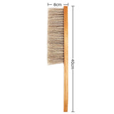 Beekeeping Tools Wood Honey Brush  Wasp Bee Sweep Two Rows of Horse Tail Hair New Bee Brush Beekeeping Equipment