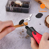 Rechargeable Cordless Rotary Tool 7.4V DIY Rotary Tool Kit with 5 Various Speed 5000-25000rpm 4 LED Lights&amp;38pcs Accessories