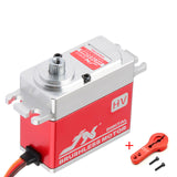 JX BLS-HV7032MG 32KG Large Torque High Voltage Metal Gear Brushless Digital Servo For RC 1:8 1:10 Car Crawler Fix-Wing Robot