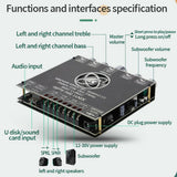 Universal S350h TPA3251 2.1 Channel bluetooth Power Amplifier Board Module 220WX2+350W Theater Amplifiers bluetooth-Audiomodul
