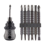 12 In 1 Cross Multi-Function Telescopic Bit Mini Screwdriver Ratchet Dual-Purpose Screwdriver Repair Hand Tool Household