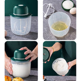 Multi-function Electric Meat Grinder Garlic Masher Artifact Portable Meat Grinder Garlic Masher Egg Beater  Kitchen Aid Mixer