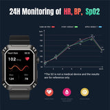Smart Watch S2 Bluetooth Call Heart Rate Blood Oxygen Monitoring Fitness Tracker Bracelet Men Outdoor Sport Smartwatch