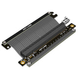 R33UF-TU-BK-4.0 Dual-Reverse 4.0 Image Card Extension Cable, High-Speed Stable Pci X16 to X16 Adapter Cable