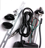 1PC Telescopic Car Antenna 5 Sections Electric Signal Radio Antennas Remote Control Automatic Aerial Stereo Mast Booster