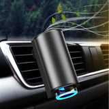 Auto Car Vent Freshener Air Fragrance Aroma Diffuser Rechargeable Ultrasonic Aromatherapy Scent Machine with 30ml oil