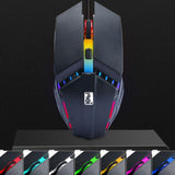 One-Handed Gaming Keyboard Mouse Set RGB Backlit Portable Mini Gaming Keypad Mouse Game Controller for PC PS4 Xbox Gamer