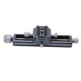 Macro Focusing Rail 5kg Loading Close Up Shooting Rail with 3/8in screw hole for Digital SLR Cameras