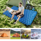 2 Person Camping Mat Portable Outdoor Air Mattress Waterproof Backpacking Sleeping Pad Outdoor Hiking Air Mattress