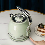 Original EU plug Retro Electric Kettle 304 Stainless Steel Household appliances 1.5L Teapot Portable Travel Water Kettle 1500W