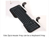 Desktop Mouse Tray Mouse/ keyboard Support Bracket Extension Board to Extend The Desktop Adjustable