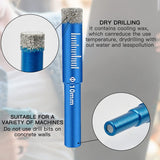 6PCS Tile Drill Bits Set Diamond Drill Bit Hole Saw Sets Diamond Drill Bit Glass Diamond Core Drill For Granite Marble