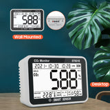 ST8310 Air Quality Monitor 3 in 1 Indoor CO2 Temperature Humidity Tester Ambient/Dew Point/Wet Bulb Temp LCD Backlight