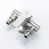 1 Pc 304 Stainless Steel Hot And Cold Water Mixing Valve Surface Mounted Shower Faucet Water Heater Switch Mixing Valve Bathroom