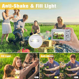 1080P 36.0 Mega Pixels Digital Camera with 16X Digital Zoom, LCD Screen, Portable Mini Cameras for Students Teens