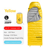CW400 Envelope Type White Goose Down sleeping bag Winter Warm Sleeping Bags NH18C400-D Naturehik