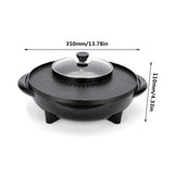 Krf042531 Double Happiness Pot Roasting One Electric Cooker Non-stick Hot Pot Smoke Free Washable Electric Pot