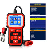 OBD2 Scanner Professional All Cars OBD2 Car Diagnostic Scanner 6V 12V Motorcycle Car Battery Tester