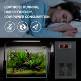 Aquarium Chiller Aquarium Cooler LCD Display Quiet Fish Tank Cooling System 40L for Fish Water Grass Coral Shrimp Farming