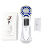 Cold Compress&amp; Hot Heating Pulse Beauty Device Beauty health EMS Face Lifting Machine LED Therapy Facial Massager Skin Care Tool