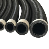 3 Meters AN4 AN6 AN8 AN10 Fuel Hose Oil Gas Cooler Hose Line Pipe Tube Nylon Stainless Steel Braided Inside CPE Rubber Fuel Hose