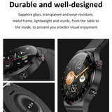 Smart Watch H20 Men Business BT Call Dial NFC Women Fitness Heart Rate Blood Pressure Health Monitoring Music Control Smartwatch