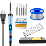 80W 110V/220V Digital Display Soldering Iron Gun Electric Kit Digital Welding Solder Wire Tip Station Soldering iron Set