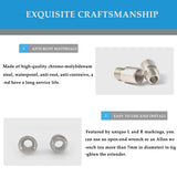 Bike Pedal Extenders,1 Pair Bicycle Pedal Extender Extended Pedal Spacer, Fit Most of 9/16 SPD MTB BMX Bicycle