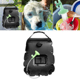 Portable Solar Camping Shower Bag 20L Climbing Travel Water PVC Bag with