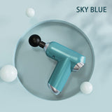 Mini LCD Control Massage Gun Deep Muscle Massager Muscle Pain Body Neck Massage Exercise Relaxation Slimming Shaping Pain Relief