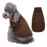 Warm Small Large dog sweater Cat Clothes Winter turtleneck Pet Puppy Knitwear Sweaters clothing for Cat small Medium big Dogs