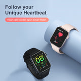 New KW76 Smart Watch 1.75inch Full Screen IP68 Waterproof Men Women Watch Heart Rate DIY Face Fitness Watches For Android IO