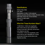 KKmoon 10-300×40 Zoom Monocular BAK4 Prism Monocular Retractable Telescope with Tripod Phone Mount Lanyard Carrying Case