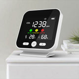 Domestic Use Carbon Dioxide Detector CO2 Concentration Ambient Temperature And Humidity Tester