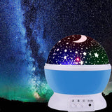 Rotierenden Stern Projektor USB Kabel Neuheit Beleuchtung Mond Sky Rotation Kindergarten Nachtlicht kinder fernbedienung ba