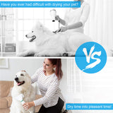 Portable Dog Dryer 2-In-1Hair Dryer For Dogs Adjust Temperature Low Noise Pet Dryer Dog Grooming Comb Fur Blower Seche Cheveux