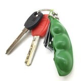 Infinite Squeeze Edamame Toy Peas Beans Keychain Dimple Squishy Fidget Toys Decompression Anti Stress Reliever Figet Toys Stress