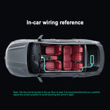 Full Color Car Rear Window LED Flexible Screen Mobile APP Control Animation Picture Words Scrolling USB Advertising Display