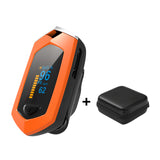 Household Finger Oximeter SpO2 Blood Oxygen Saturation Meter PR Heart Rate Monitor OLED Chargeable Pulse Oximeter Oximetro