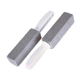 2Pcs Toilets Brushes Natural Pumice Stone Cleaning Stone Cleaner Brush With Long Handle for Toilets Sinks Bathtubs