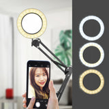10X Magnifier LED Lamp Magnifying Glass Desk Table Light Reading Lamp With Clamp Optical Instruments